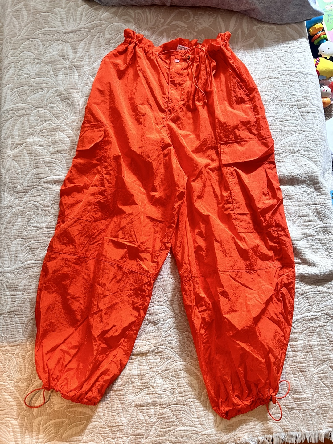 Future Collective Alani Noelle Orange Pants - L