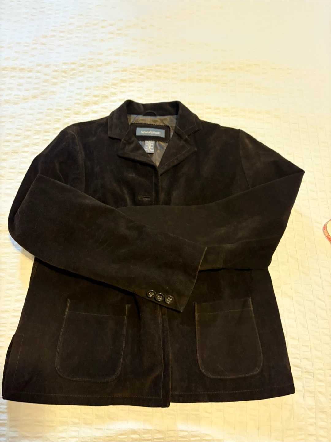 Banana Republic Black Suede Jacket - Size S - photo 2