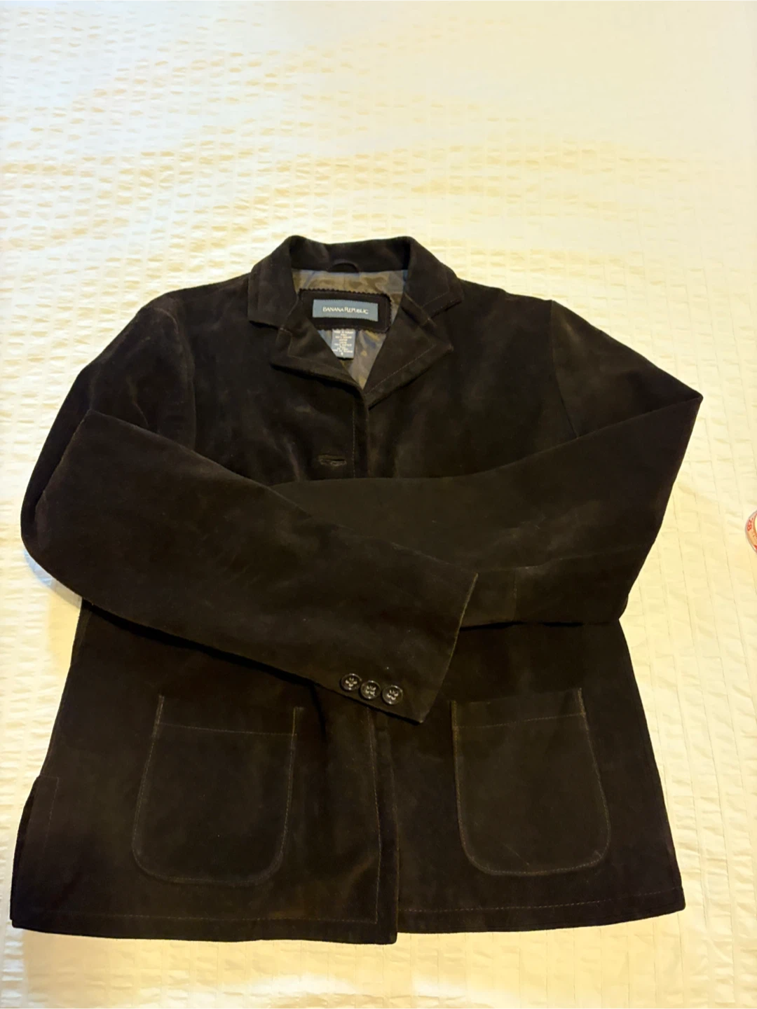 Banana Republic Black Suede Jacket - Size S