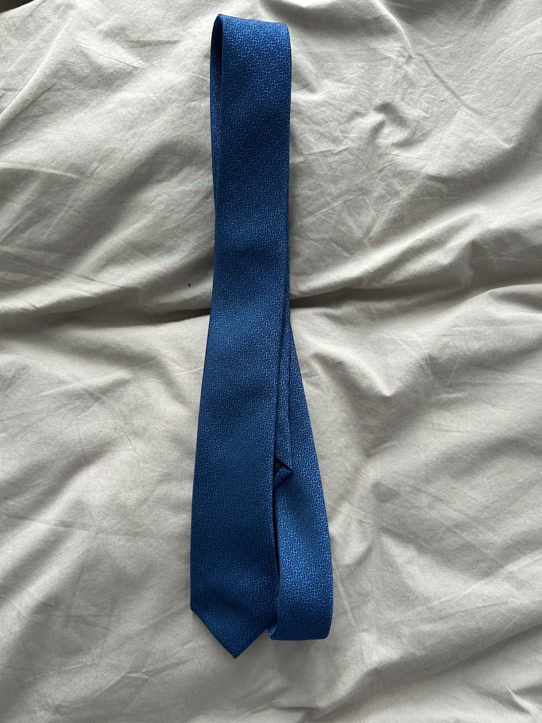 Blue Patterned Necktie thumbnail