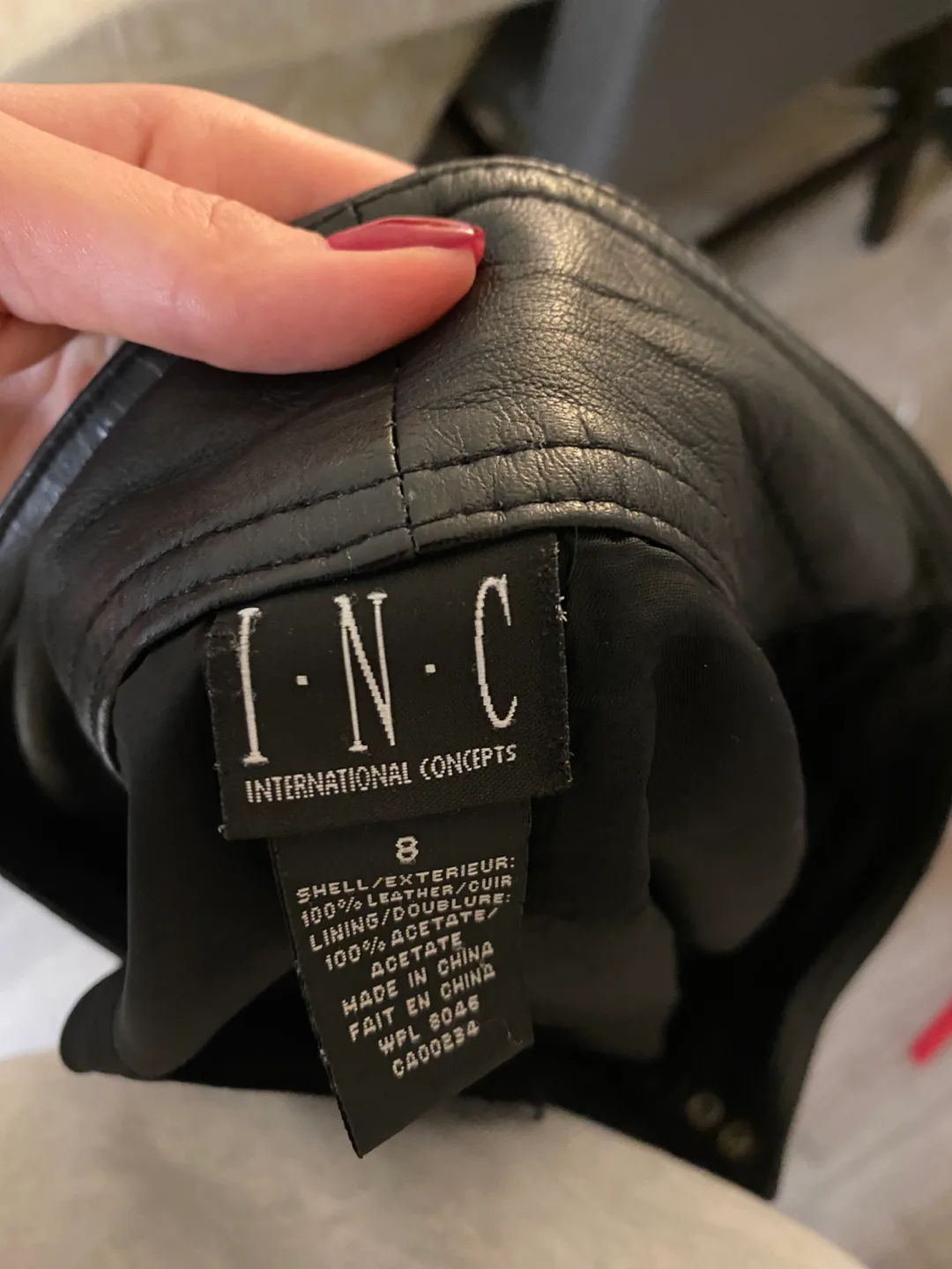 INC leather Skirt - Size 8/10 image indicator(2)