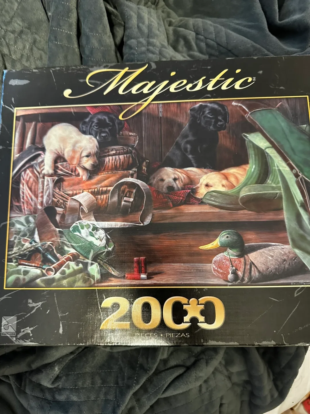 MAJESTIC 2000 Piece “Tired Dog” Puzzle
