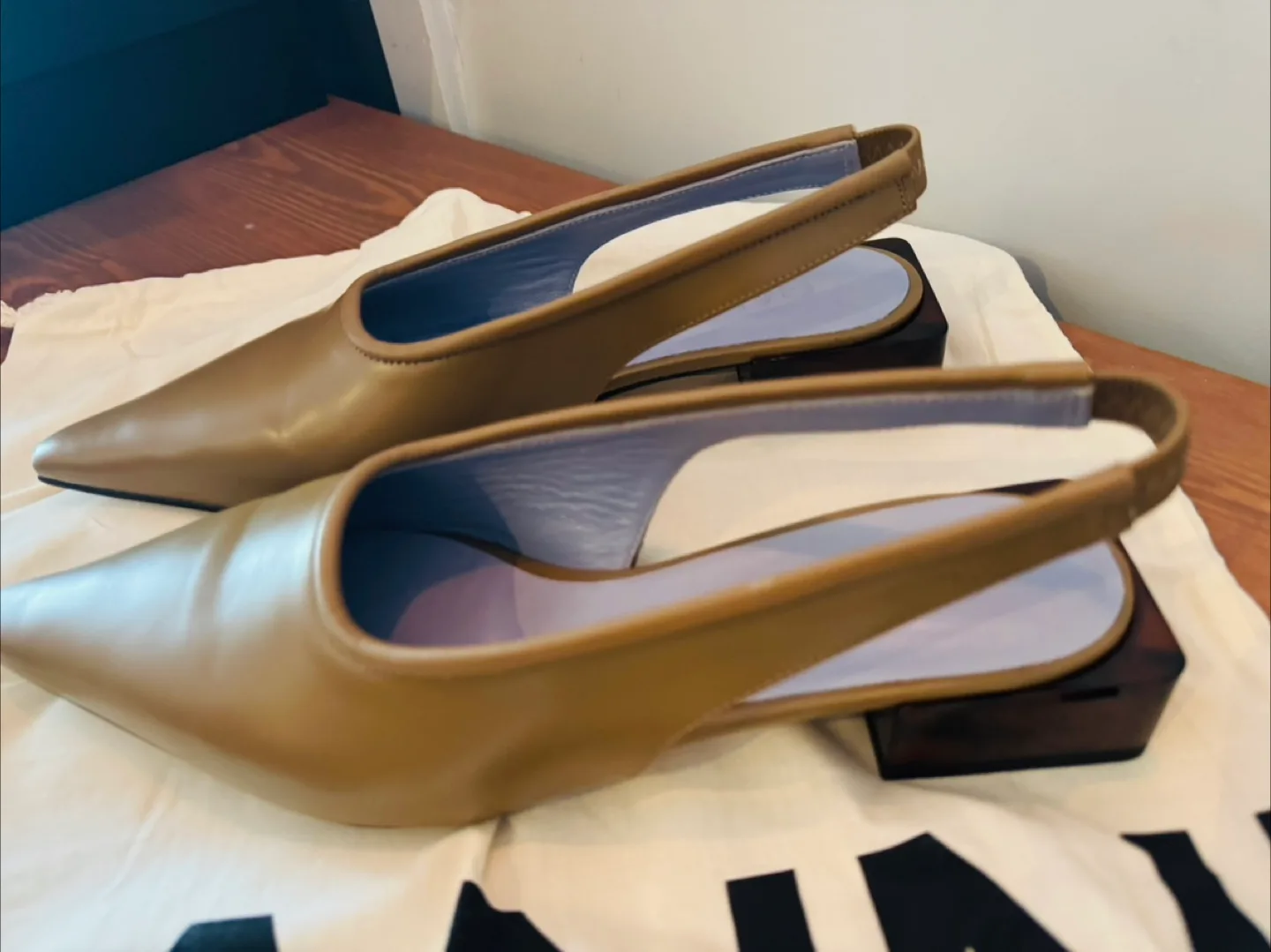 Ganni Slingback Heels - Size 38 thumbnail