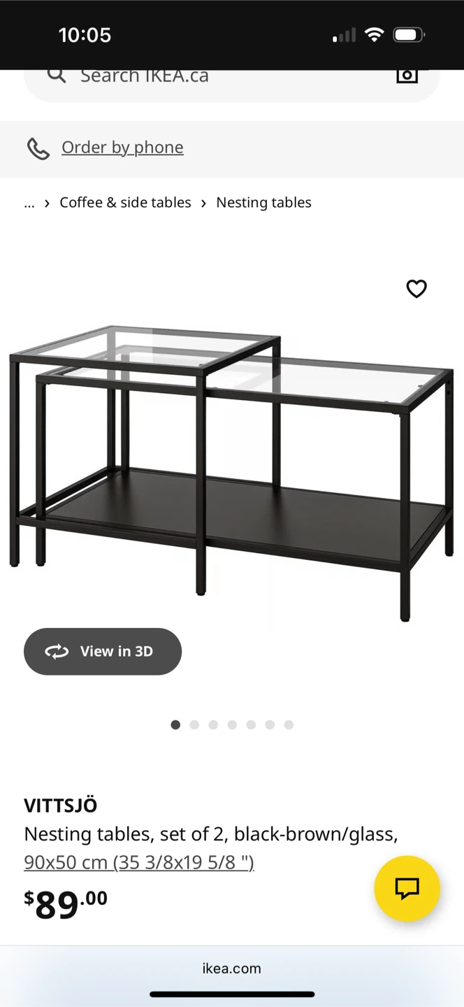IKEA VITTSJÖ Nesting Tables (Set of 2) - photo 2