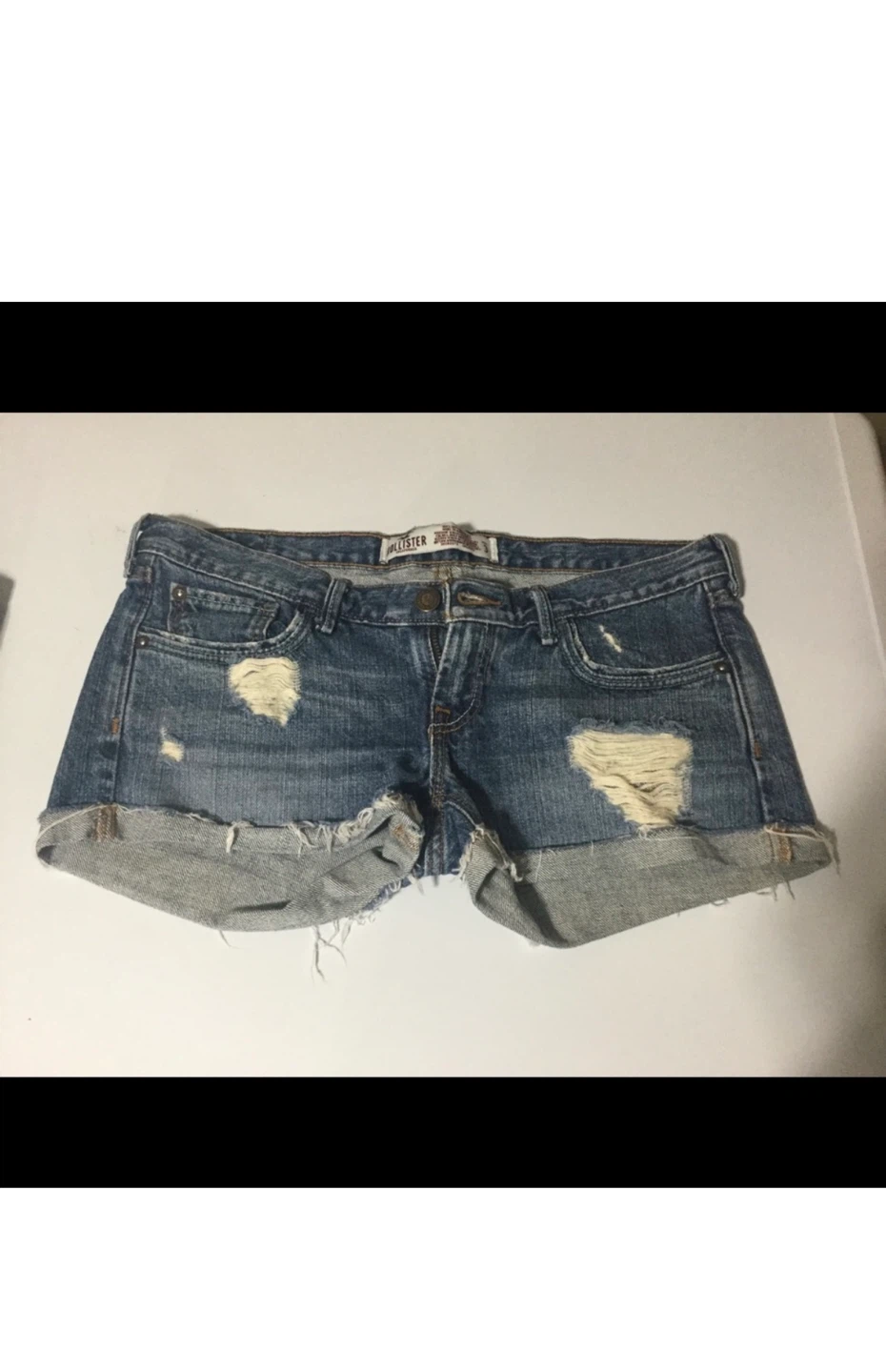 Hollister Distressed jeans shorts - photo 3