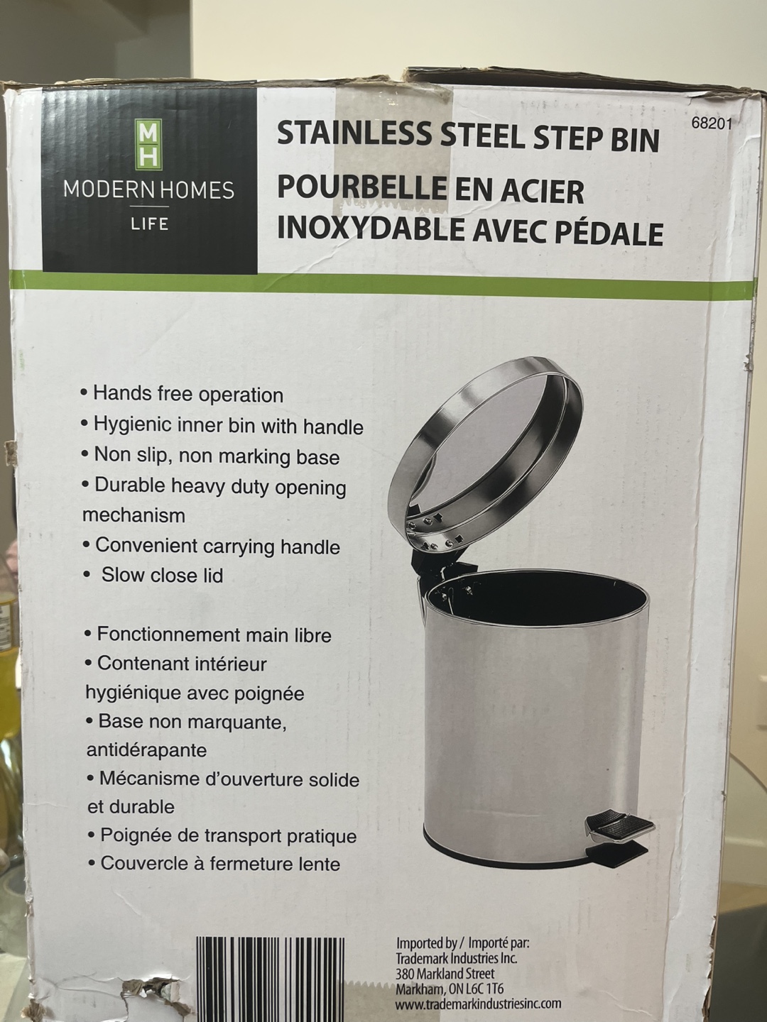 Brand new 20L trash bin/ garbage bin