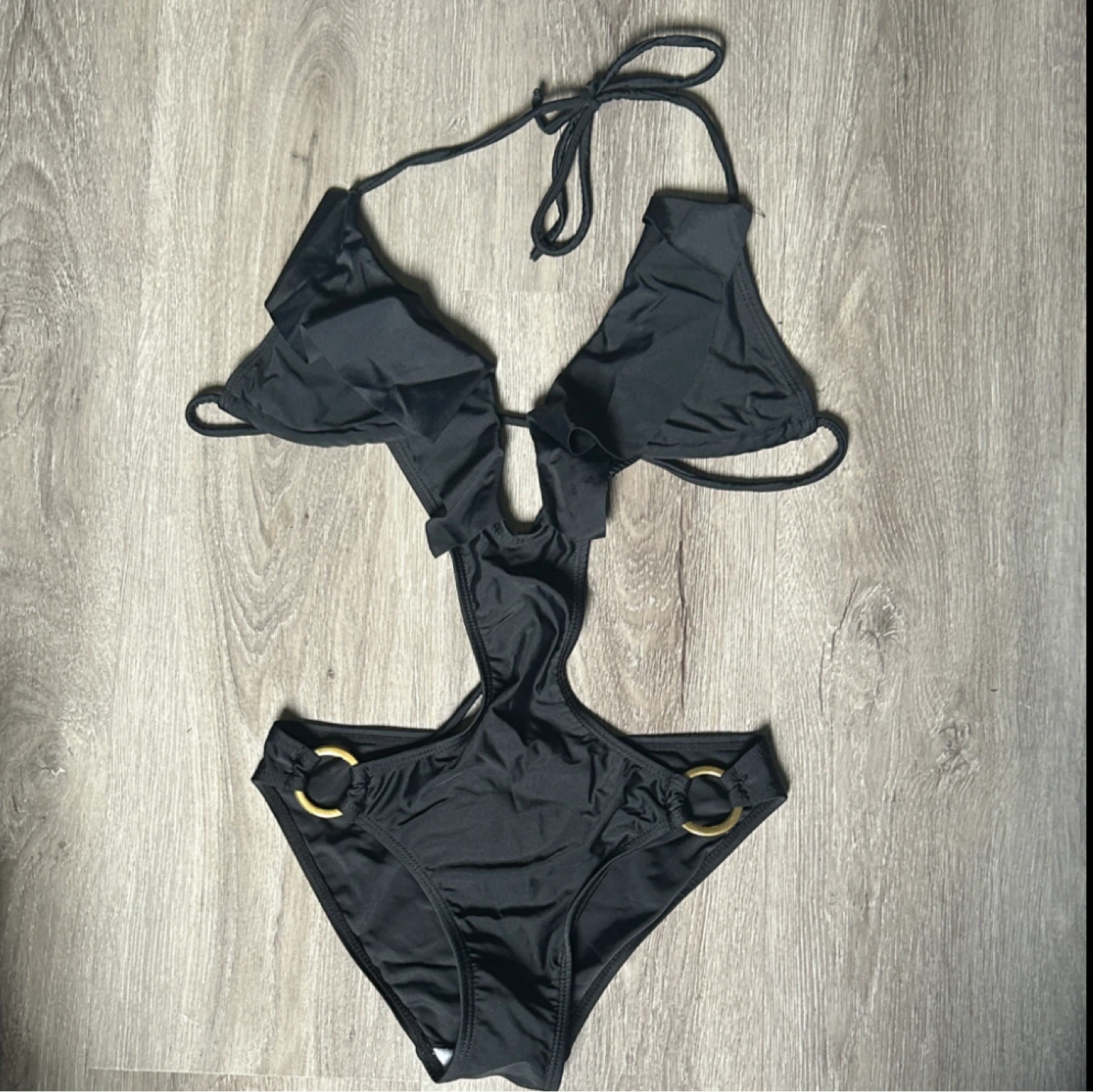 Apollo Swimwear Black Monokini - Size XS