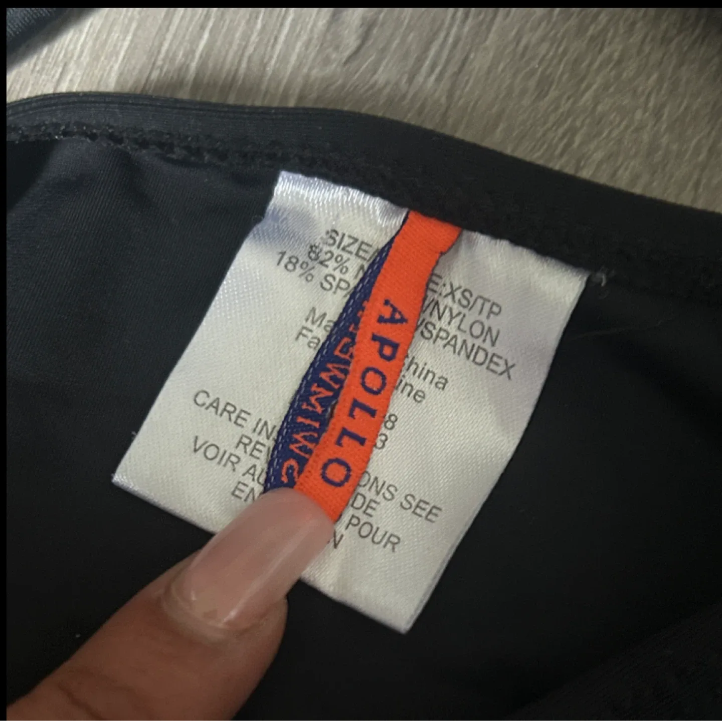 Apollo Swimwear Black Monokini - Size XS image indicator(2)