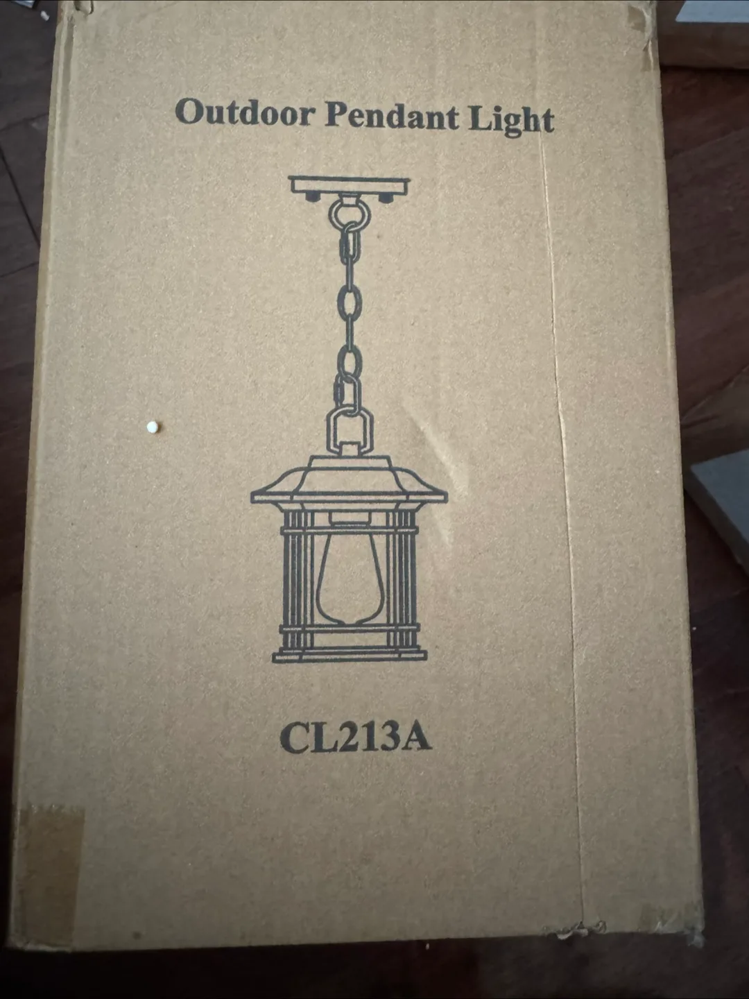 Outdoor Hanging Pendant Light - Black image indicator(9)