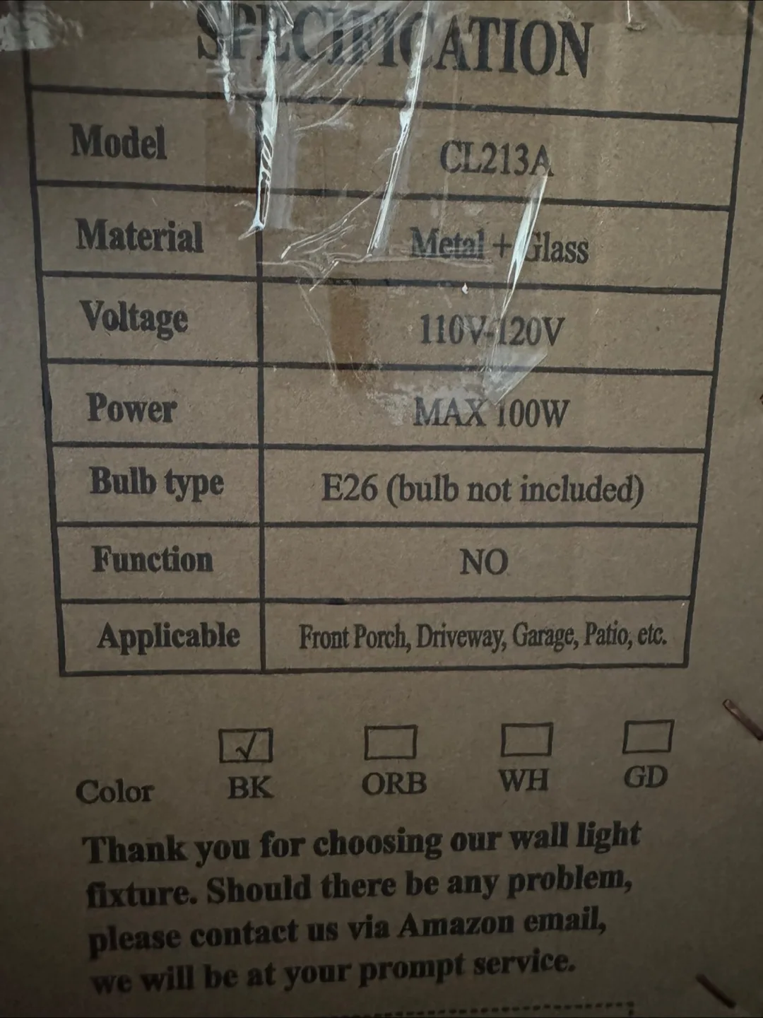 Outdoor Hanging Pendant Light - Black image indicator(8)