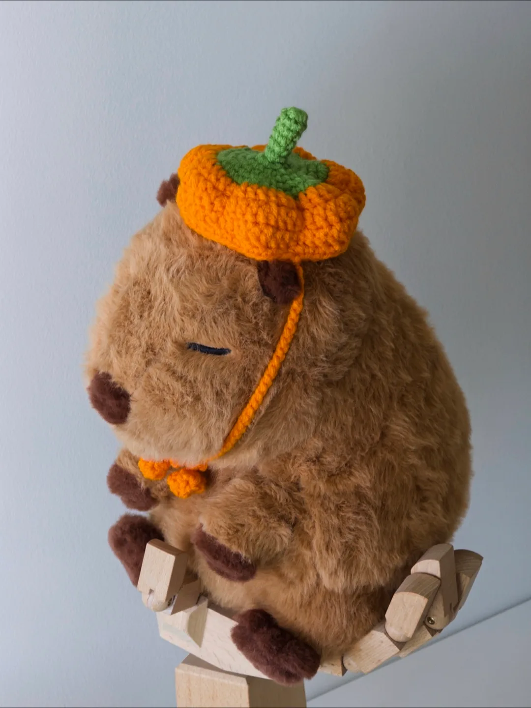 Handmade crochet pumpkin hat image indicator(4)