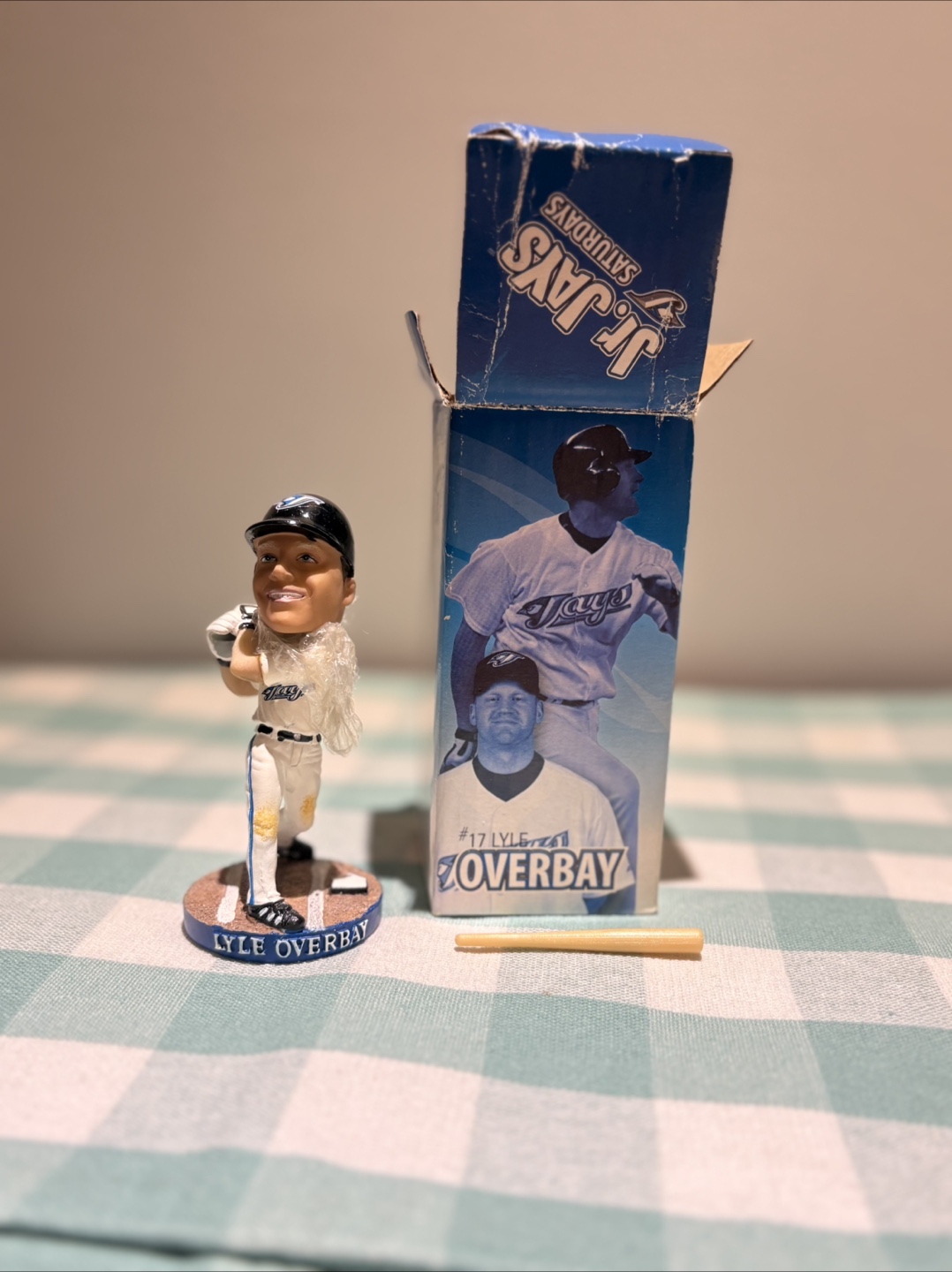 Toronto Blue Jays Lyle Overbay mini Bobblehead