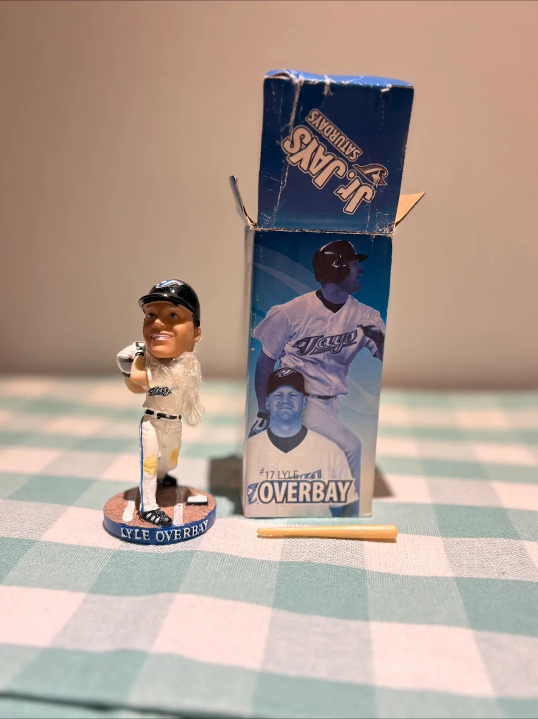 Toronto Blue Jays Lyle Overbay mini Bobblehead thumbnail