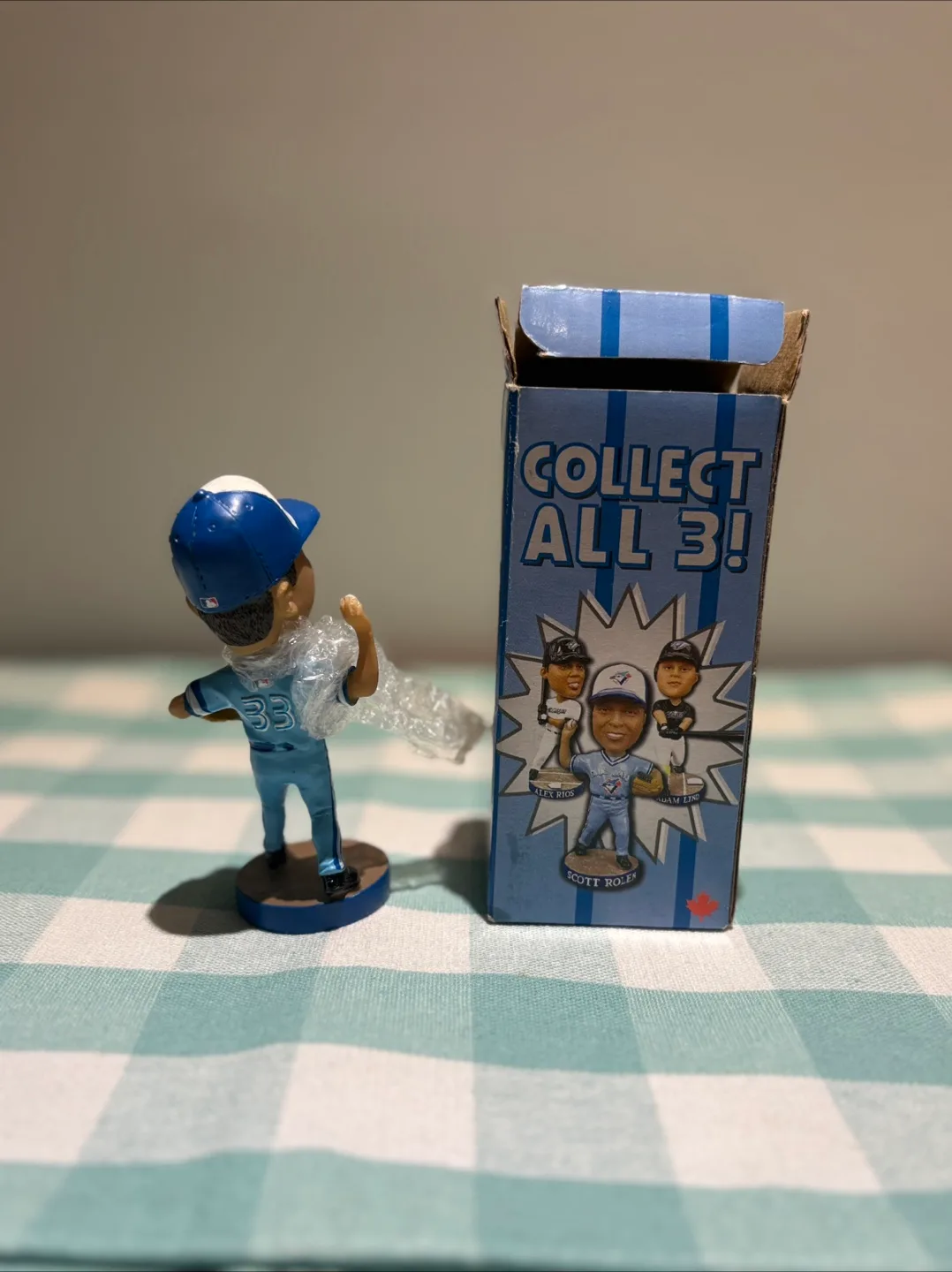 Scott Rolen Blue Jays mini Bobblehead Figurine image indicator(2)