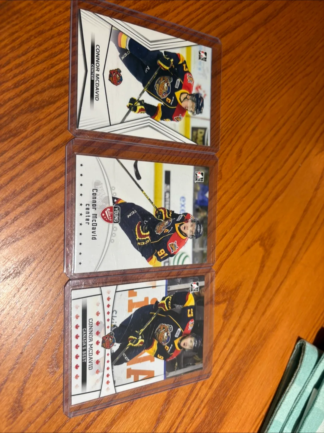 Connor McDavid Hockey Cards - Lot of 3 thumbnail