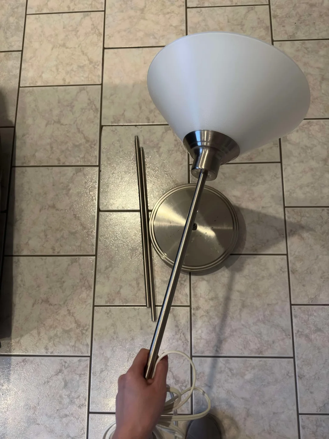 2 Ikea KROBY floor lamps thumbnail