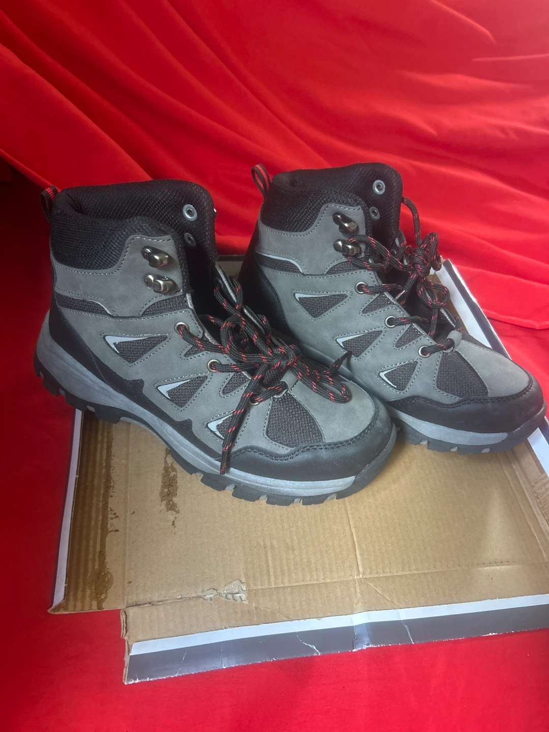 Kids Gray Hiking Boots - photo 2