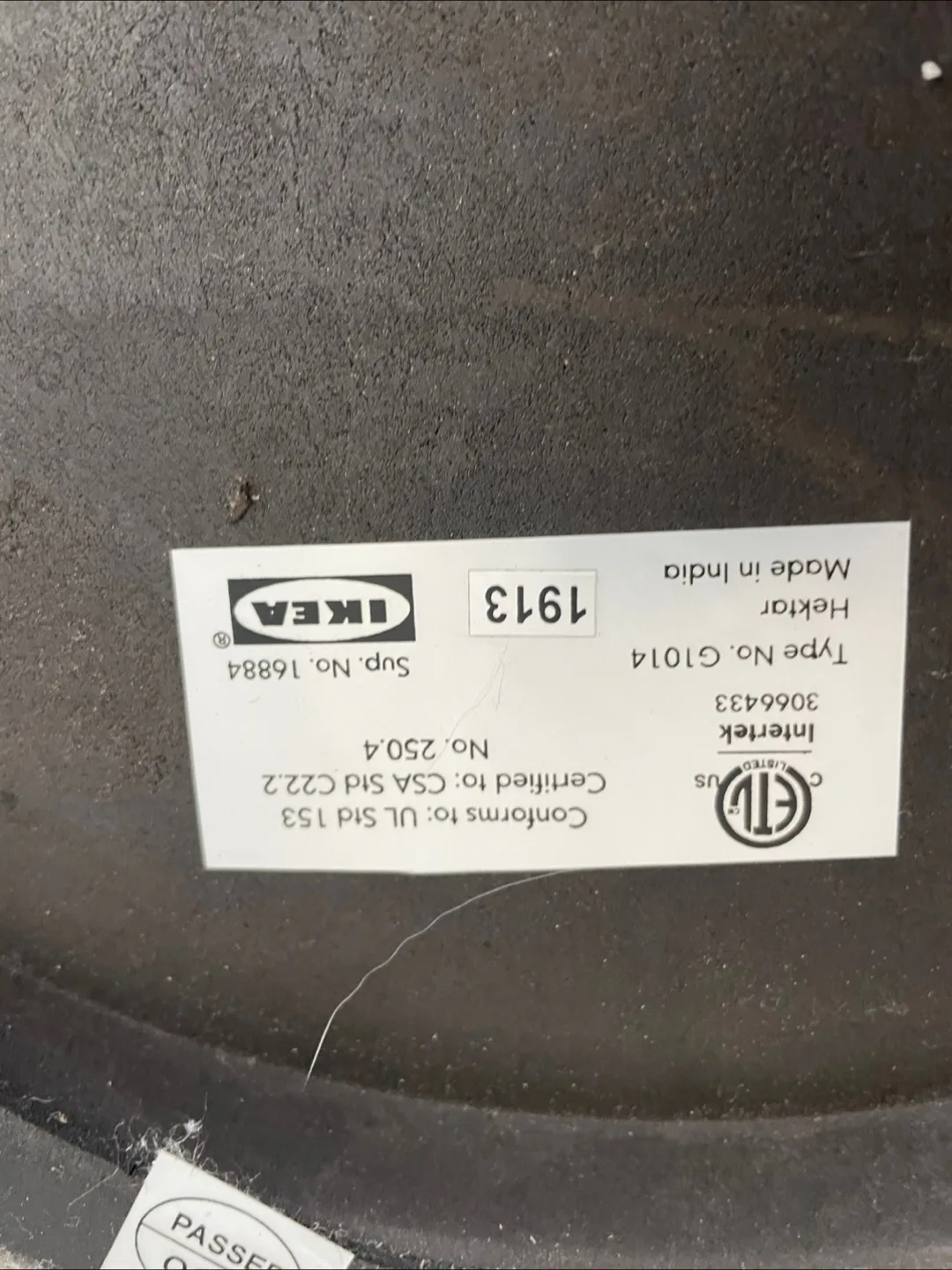 IKEA Hektar Floor Lamp - Dark Grey image indicator(4)