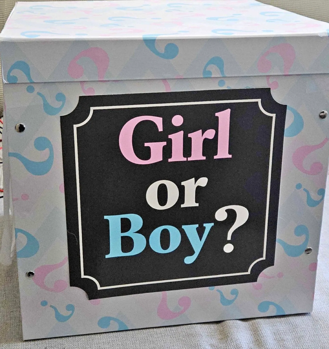 Gender Reveal Box
