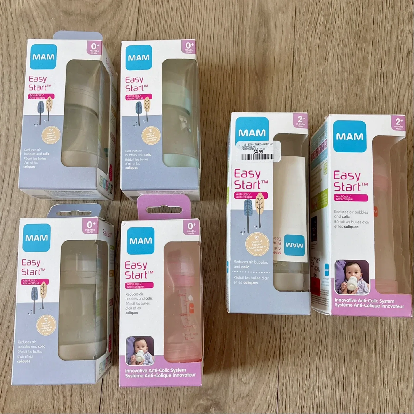 Brand new baby bottles lots MAM Easy Start Anti-Colic thumbnail