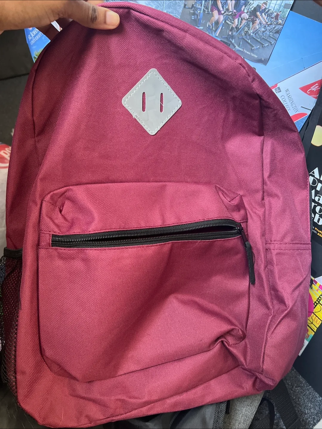 Maroon Backpack