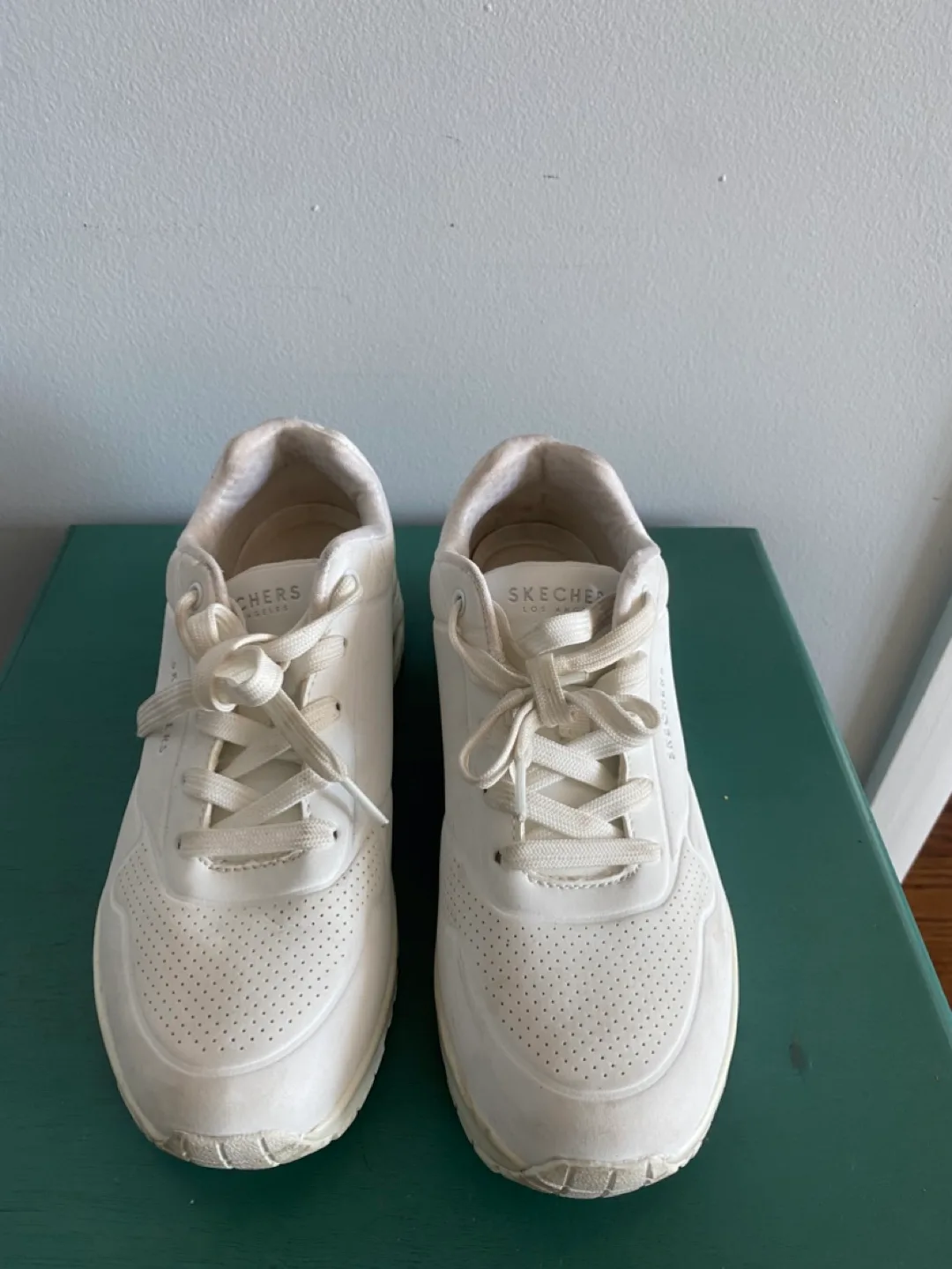 Skechers Women's White Sneakers image indicator(3)