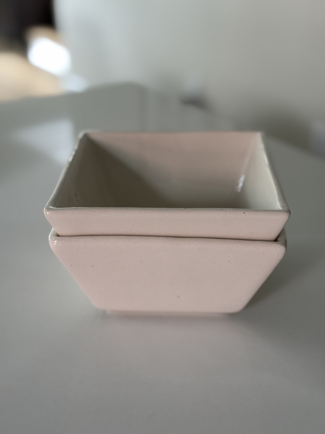 Set of Two Small Square Bowls