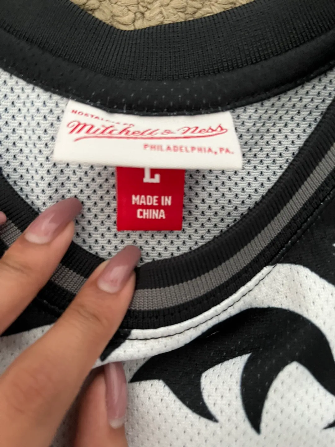 Mitchell & Ness Raptors Jersey, Size L image indicator(2)