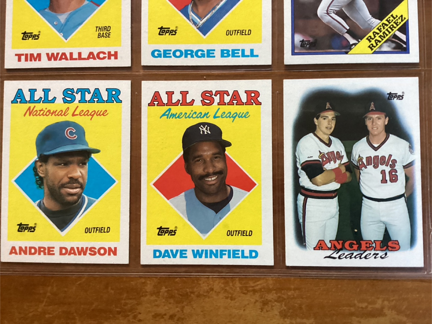 9 1988 TOPPS MLB Cards #’s 375,379,381,389,390,392,498,399,401 - photo 4