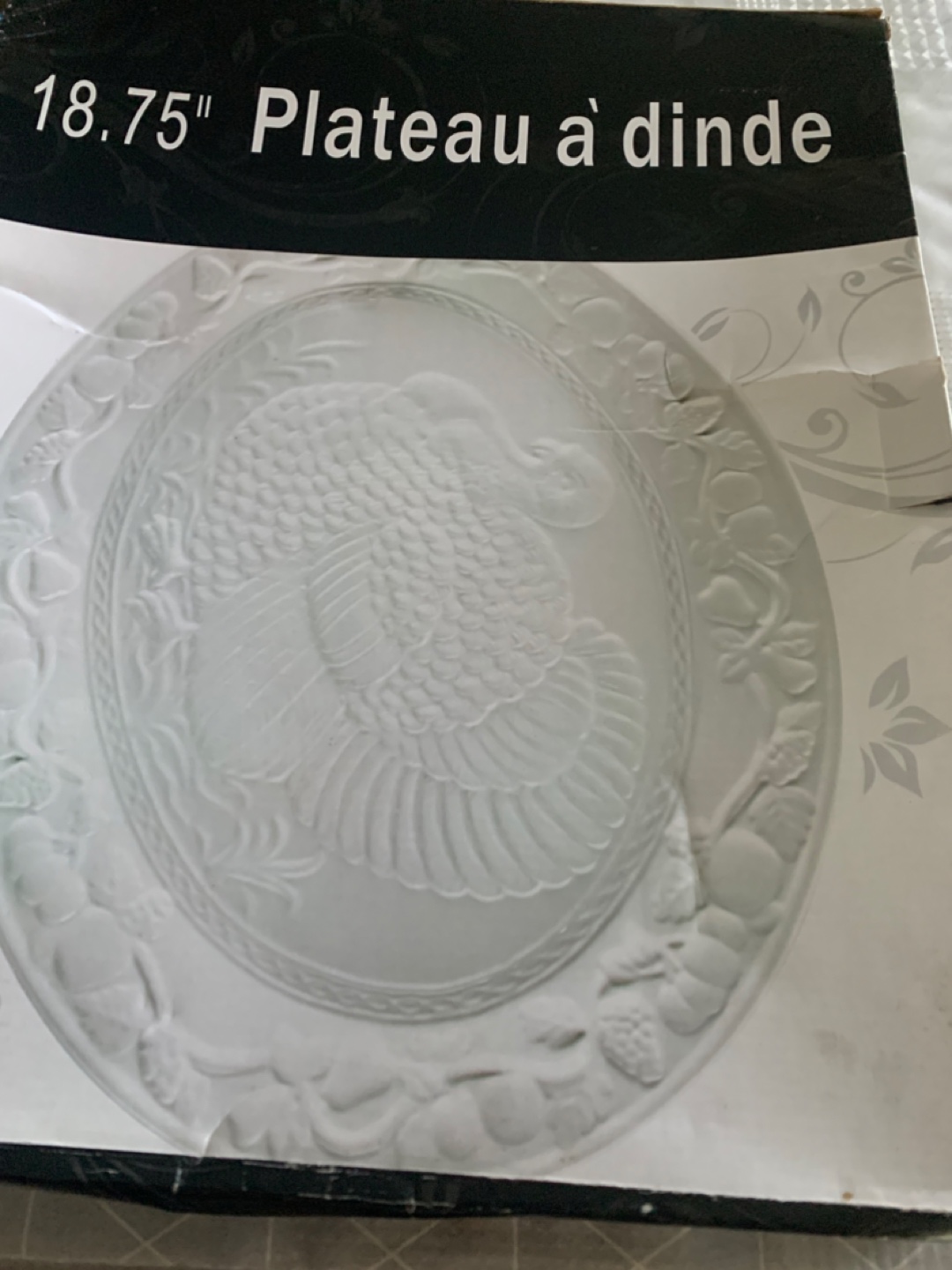 18.75" Plateau à dinde - Turkey Platter