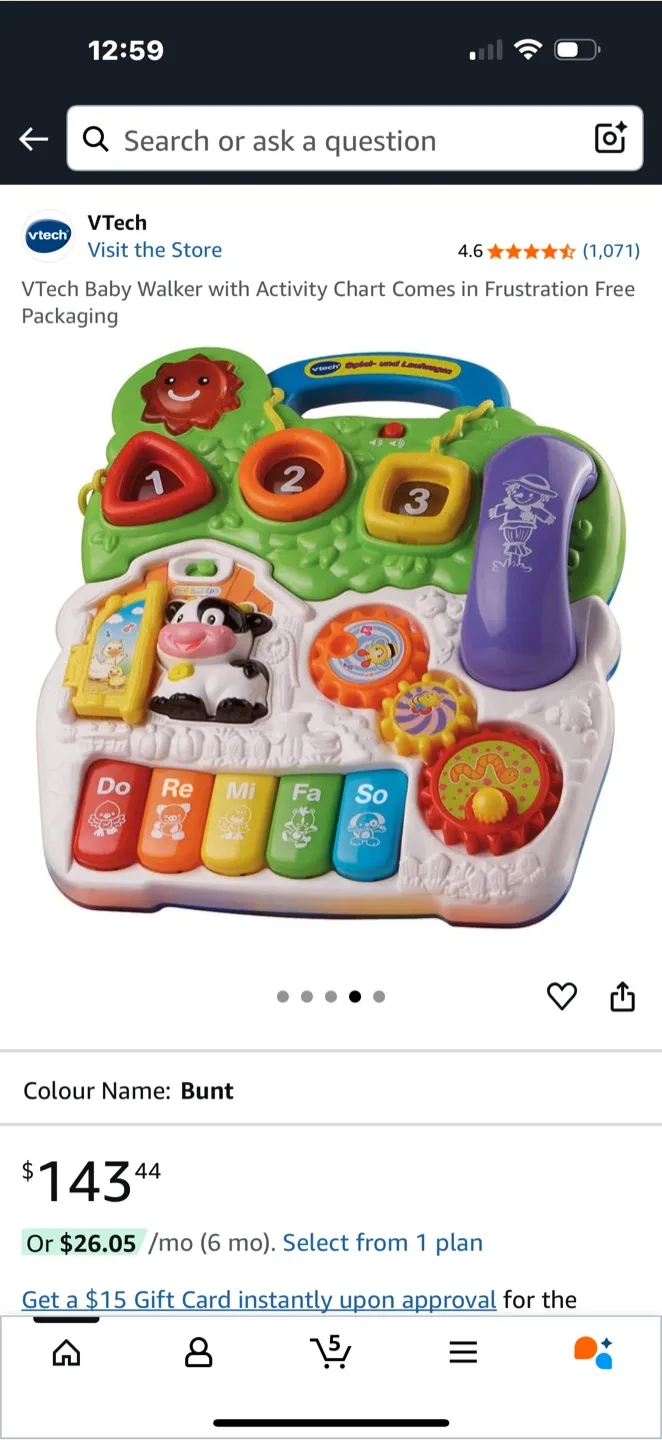 VTech Baby Walker with Activity Chart image indicator(2)