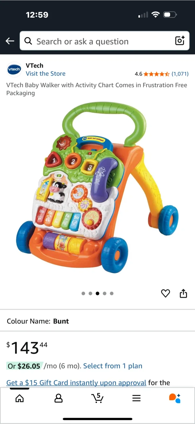 VTech Baby Walker with Activity Chart image indicator(3)