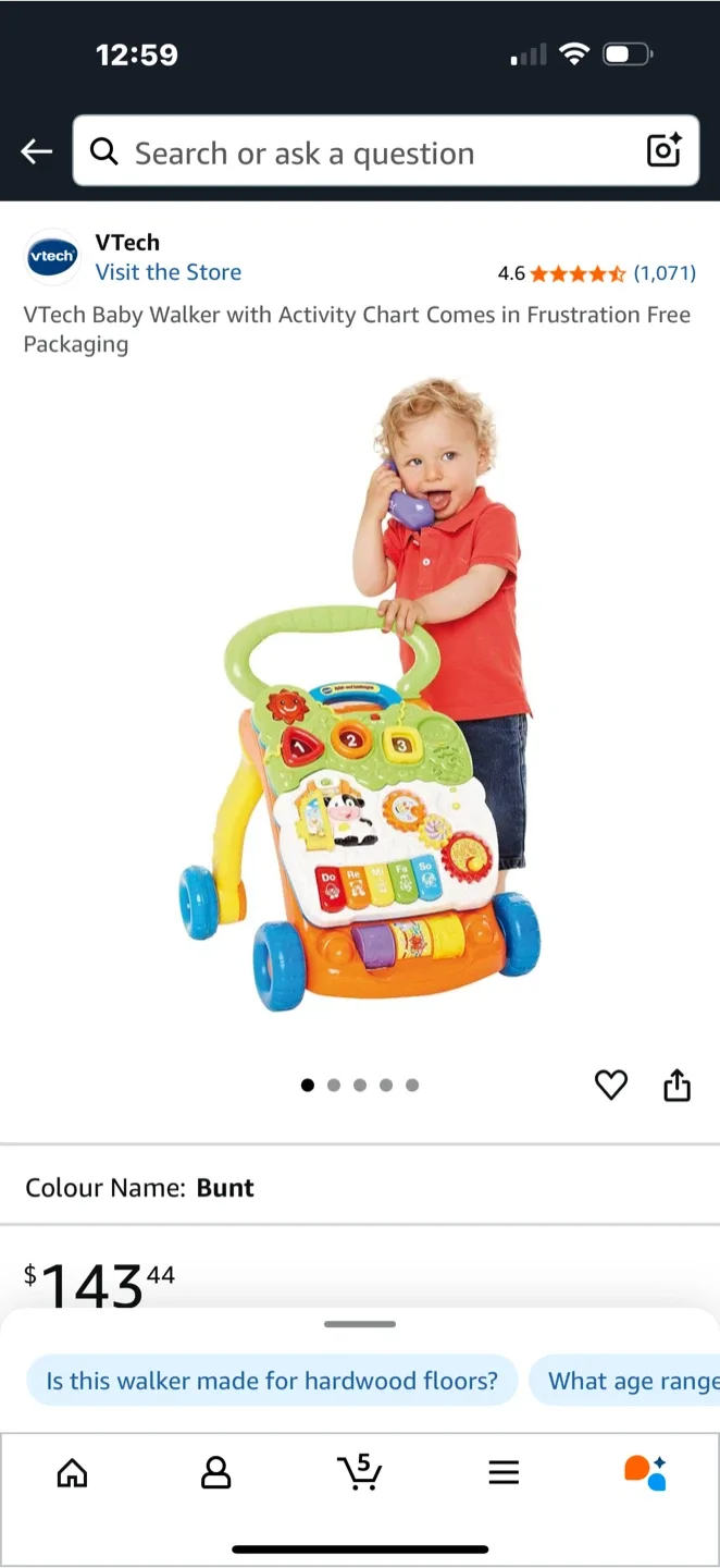 VTech Baby Walker with Activity Chart image indicator(6)