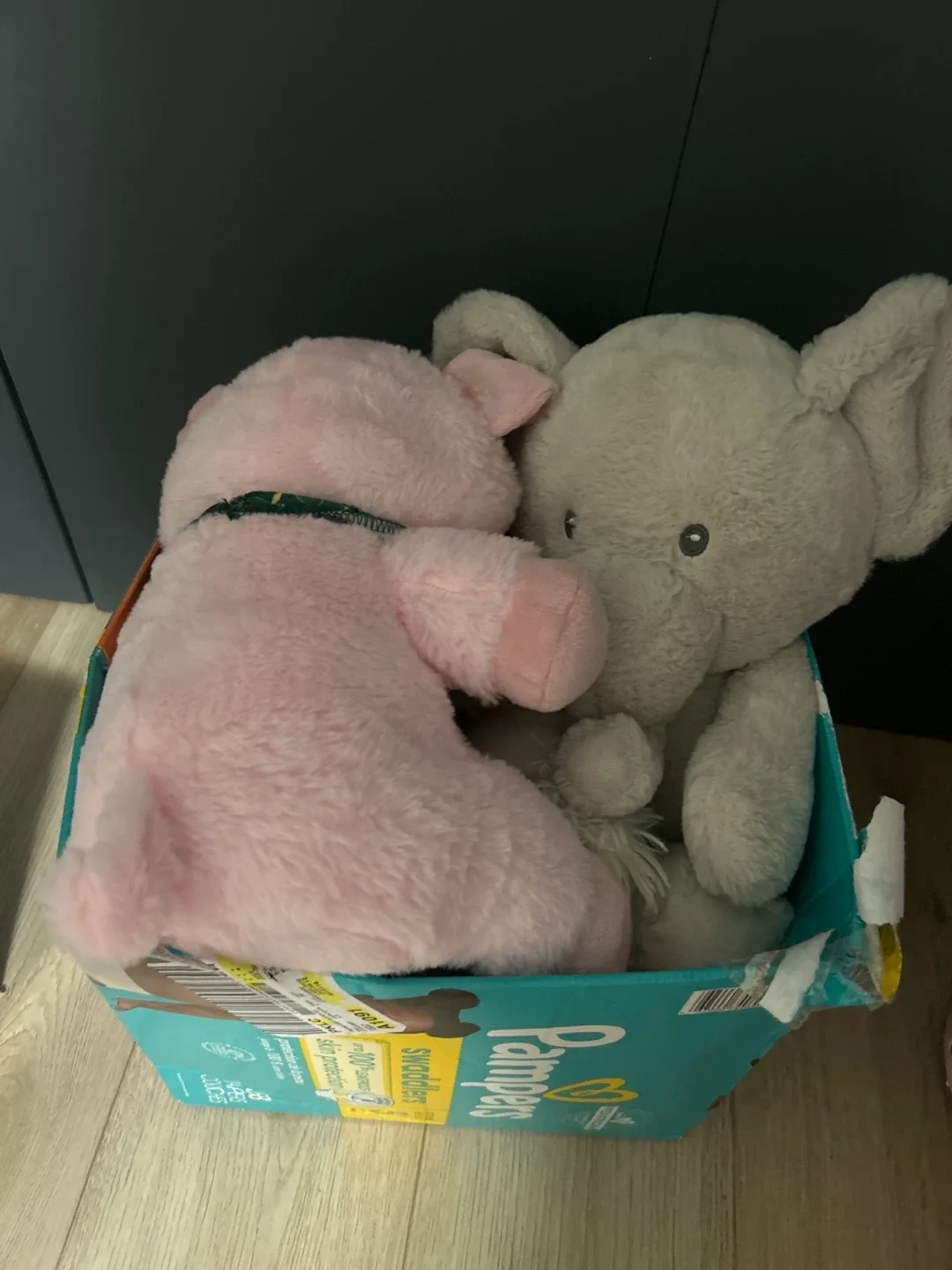 Stuffed Pig & Elephant Plush Toys thumbnail