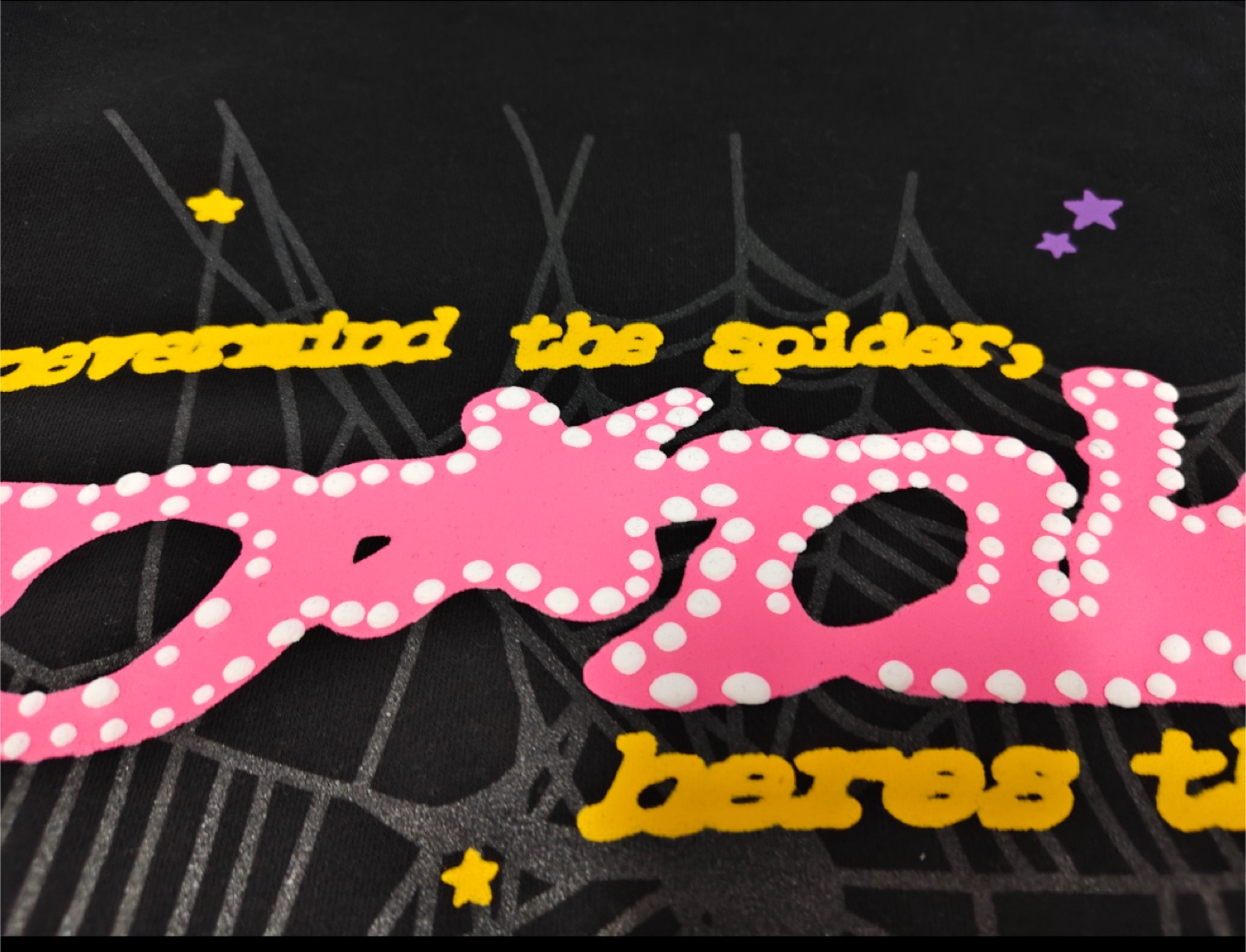 Black (pink) Sp5der Hoodie - photo 5