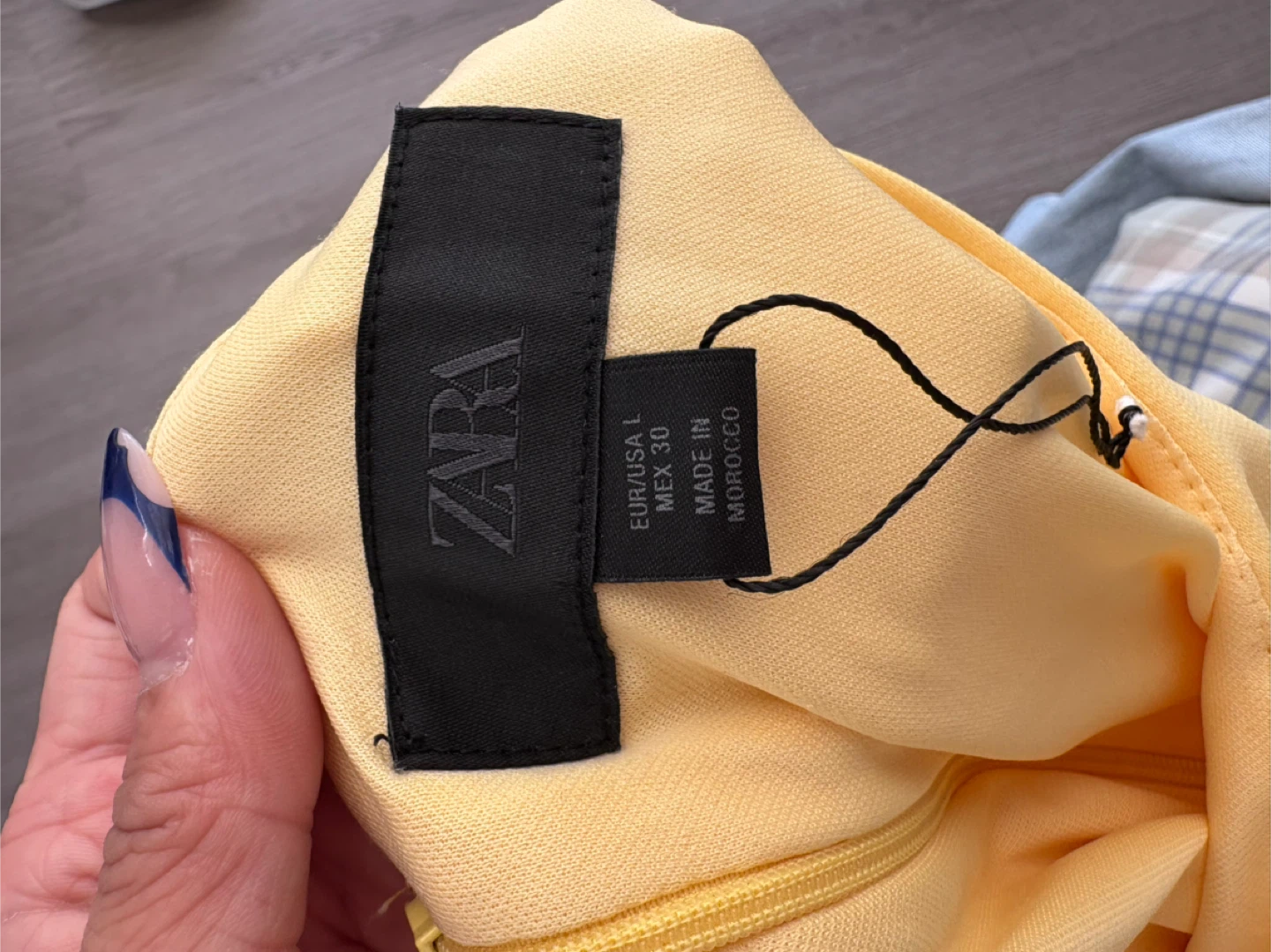 Zara Yellow Ruched Dress - Size L - photo 2
