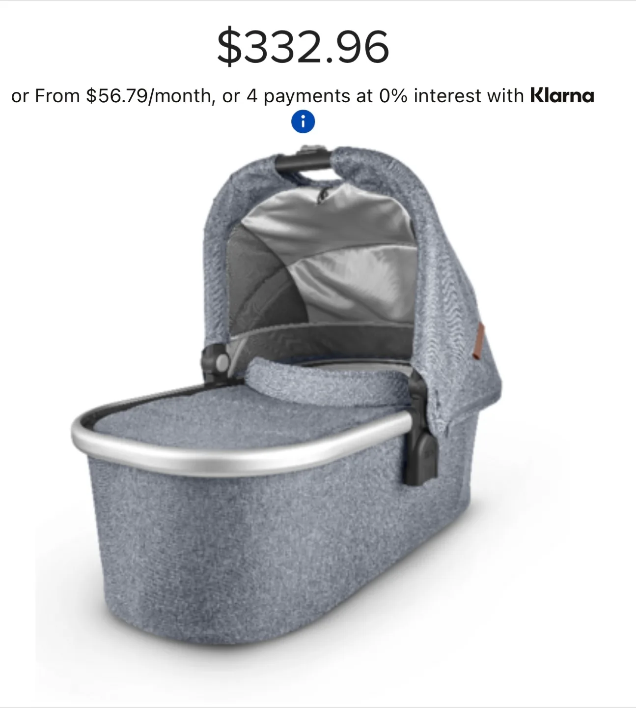 UPPAbaby Bassinet and rain cover thumbnail