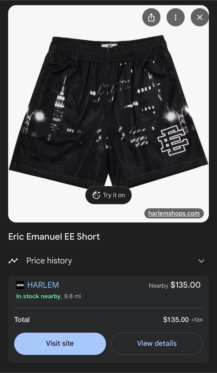 Eric Emanuel Shorts