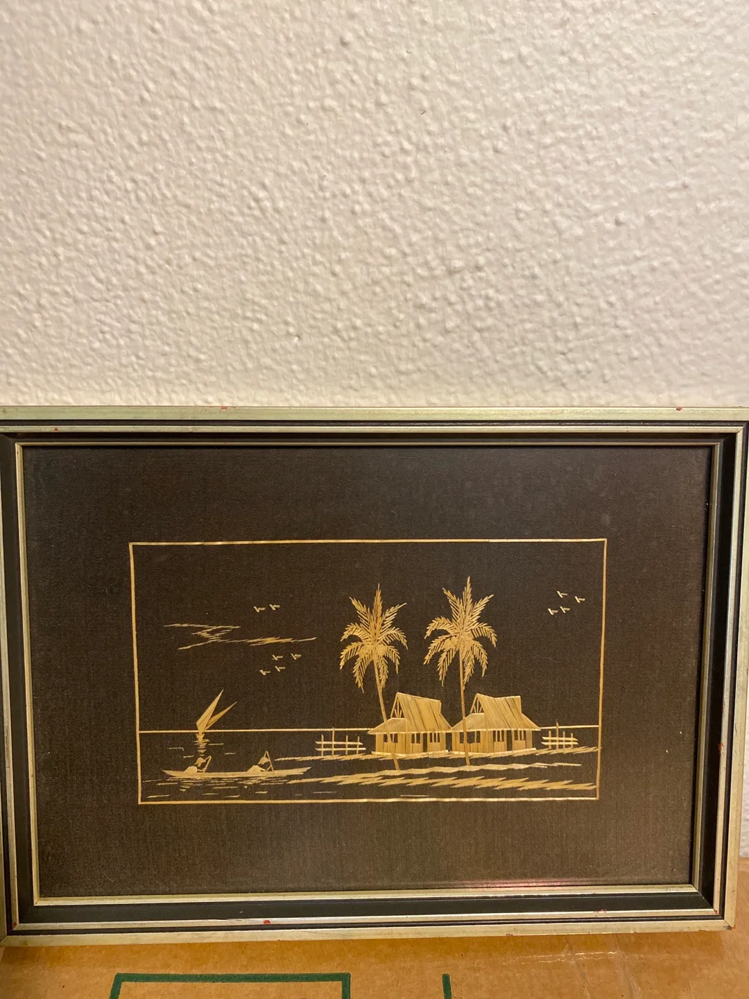 Framed Tropical Scene Art thumbnail