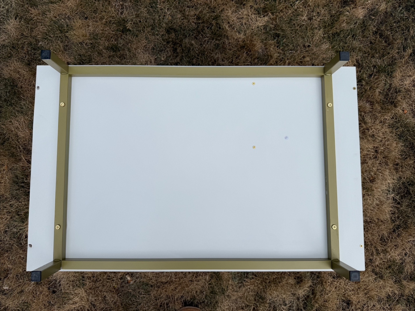 White Cabinet with Gold Legs - photo 4
