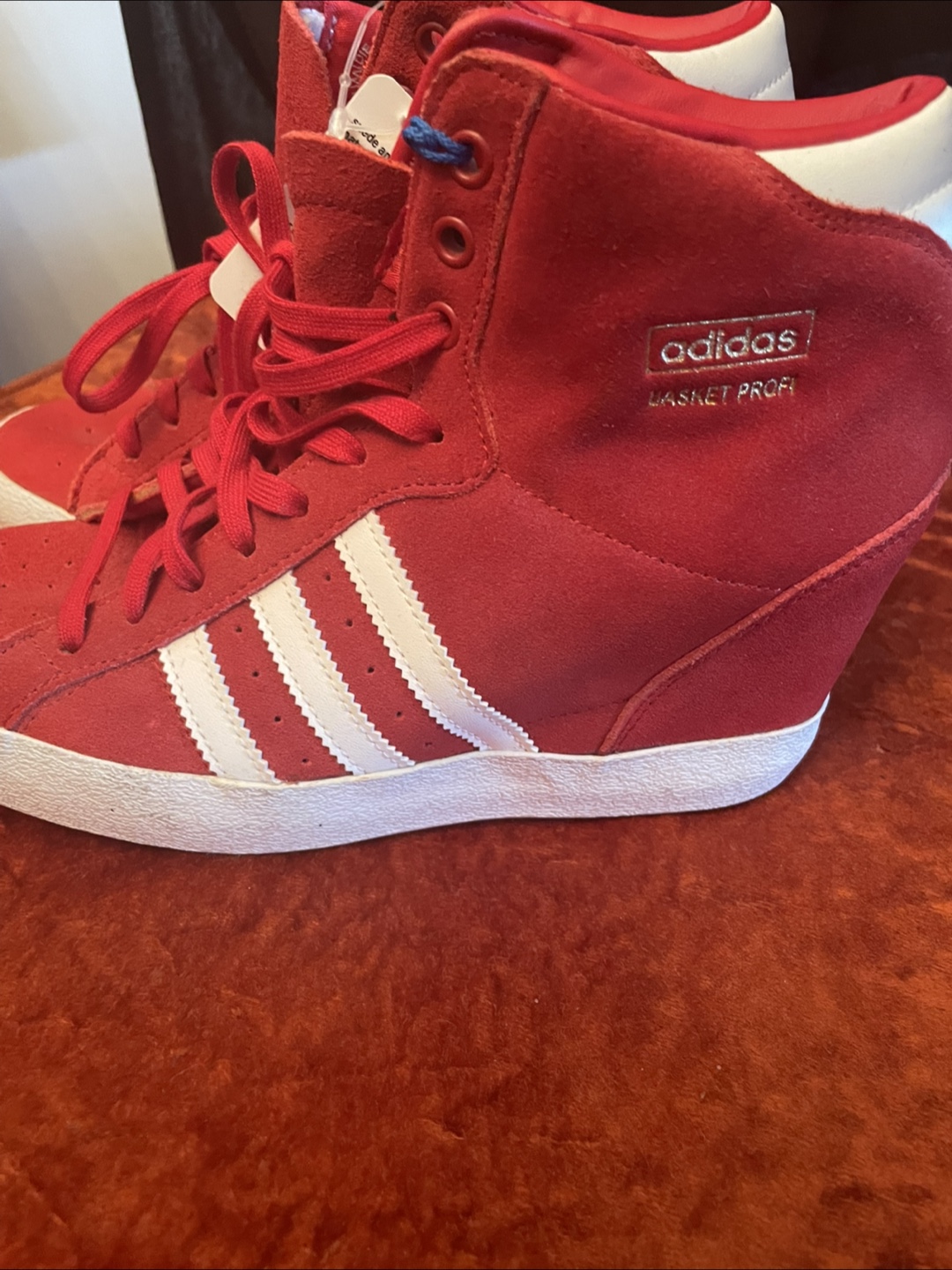 Adidas Basket Profi High-Top Sneakers - Red - photo 2