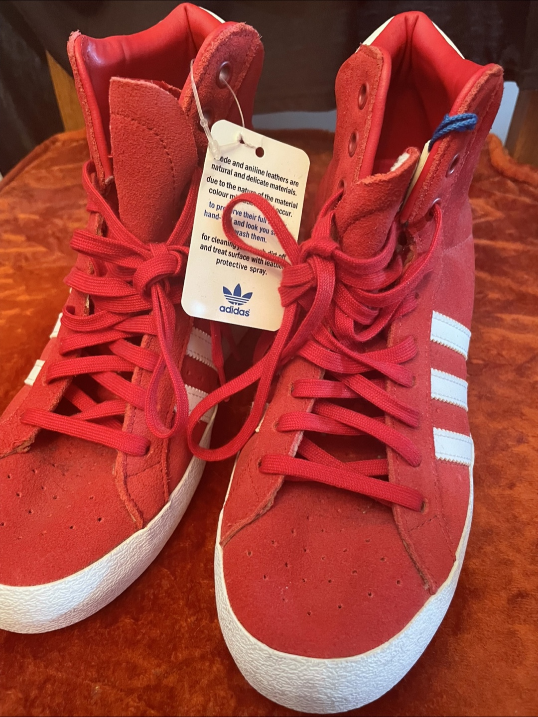 Adidas Basket Profi High-Top Sneakers - Red