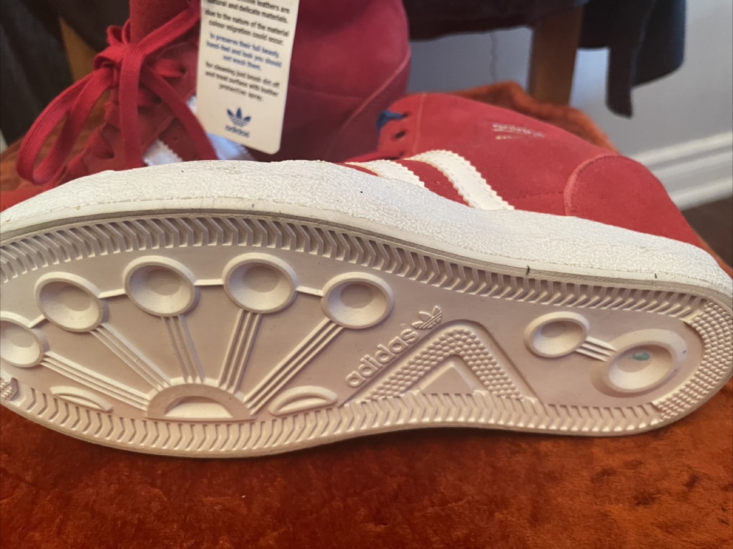 Adidas Basket Profi High-Top Sneakers - Red - photo 3