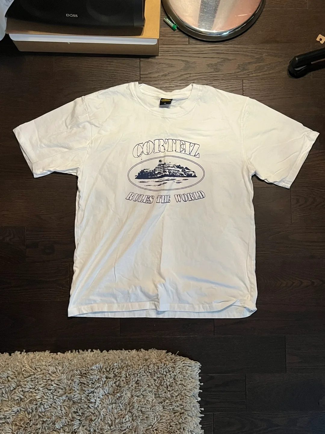 Corteiz Rules the World White T-Shirt thumbnail