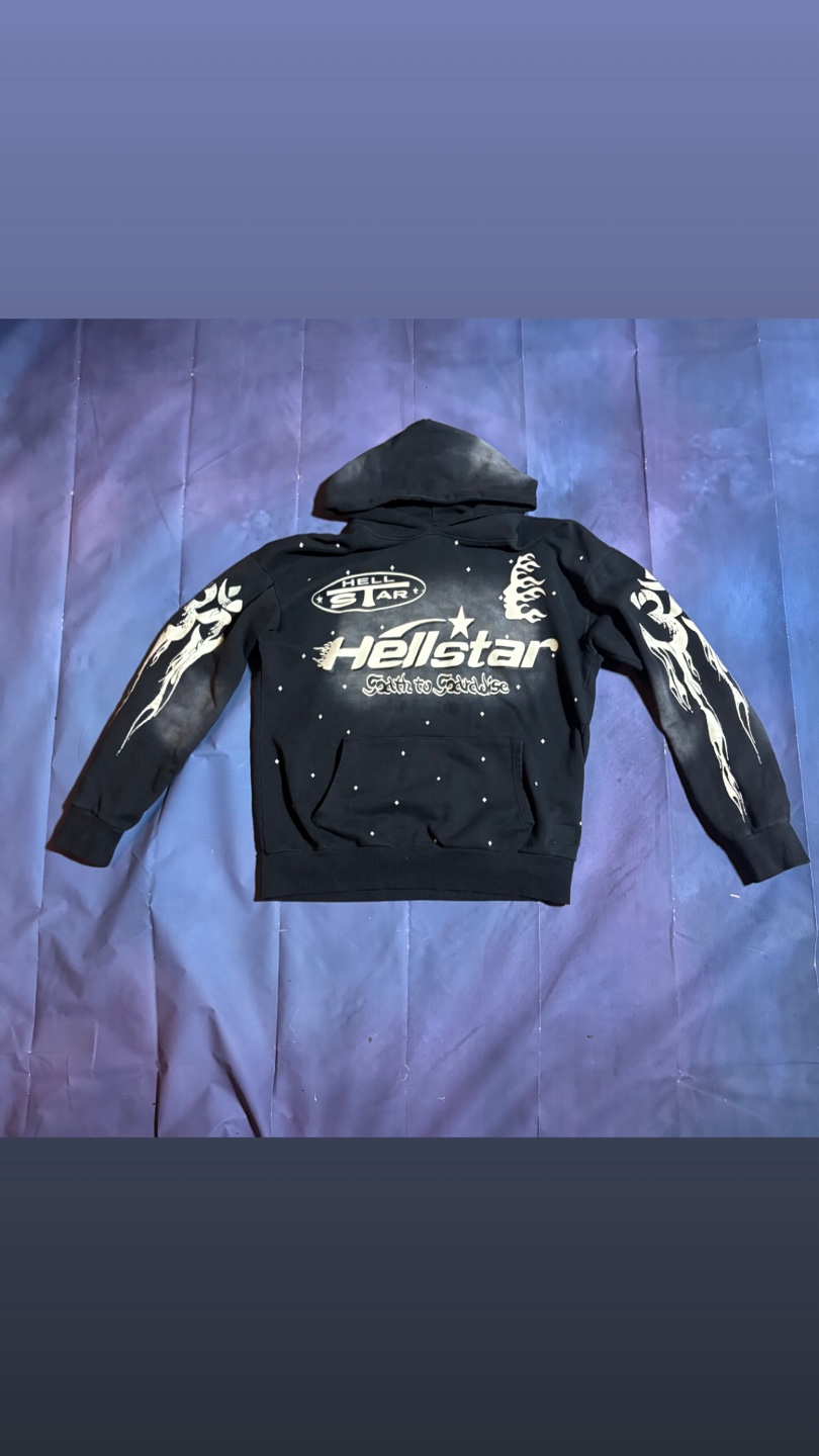 (BRAND NEW) Black Hellstar Hoodie