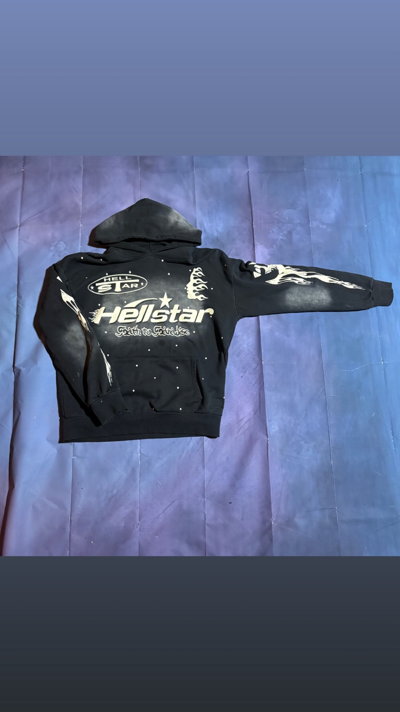(BRAND NEW) Black Hellstar Hoodie - photo 2