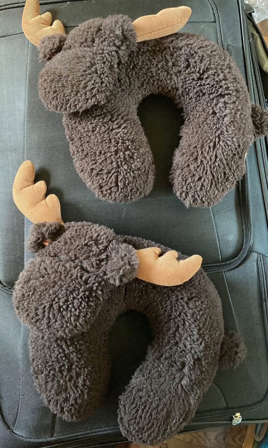 Moose Neck Pillow - Brown