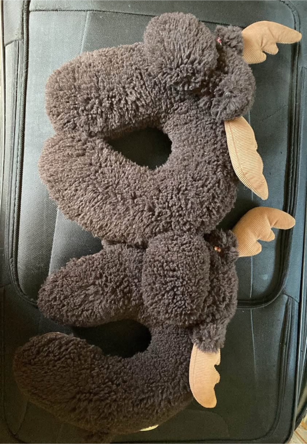 Moose Neck Pillow - Brown - photo 2