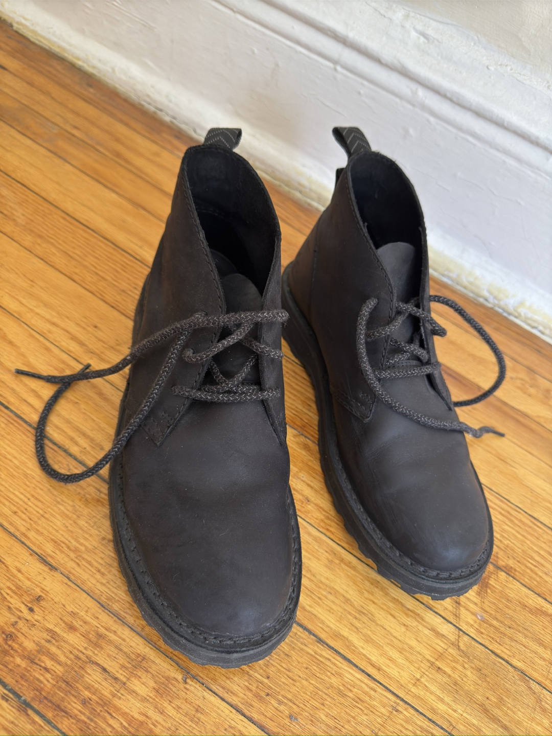 Clarks Signature Black Leather Chukka Boots - EU 42 / US 9 - photo 2