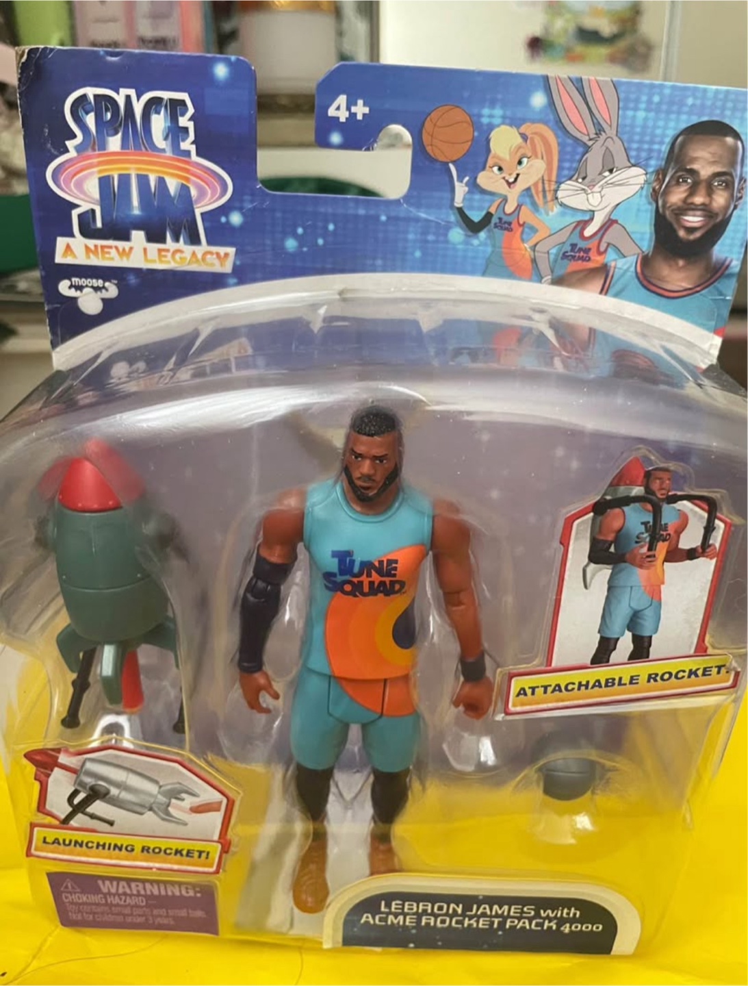 New Space Jam LeBron James with ACME Rocket Pack 4000